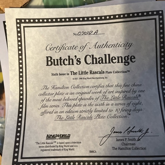 Little Rascal collection plates - Picture 2 of 3